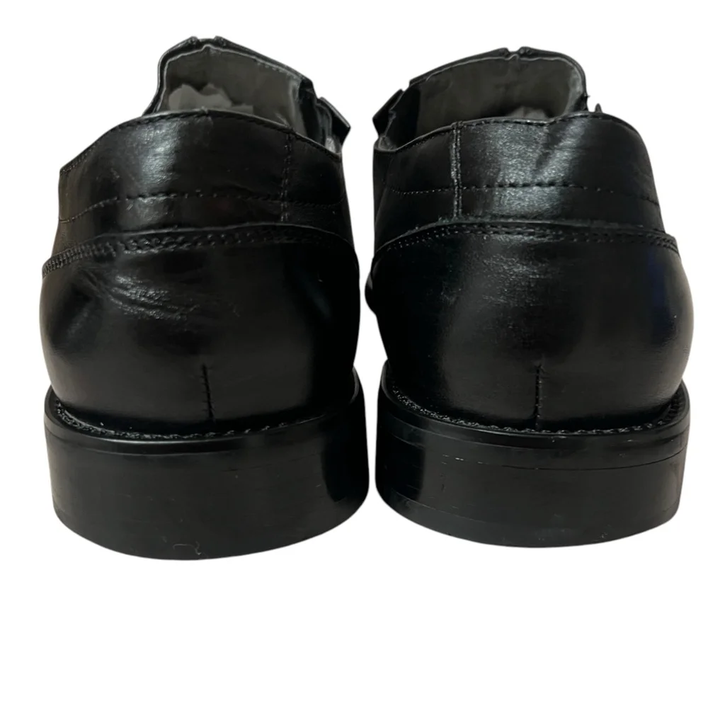 Stacy Adams Men's Black Leather Dress Slip On Office Career Shoes Size 9